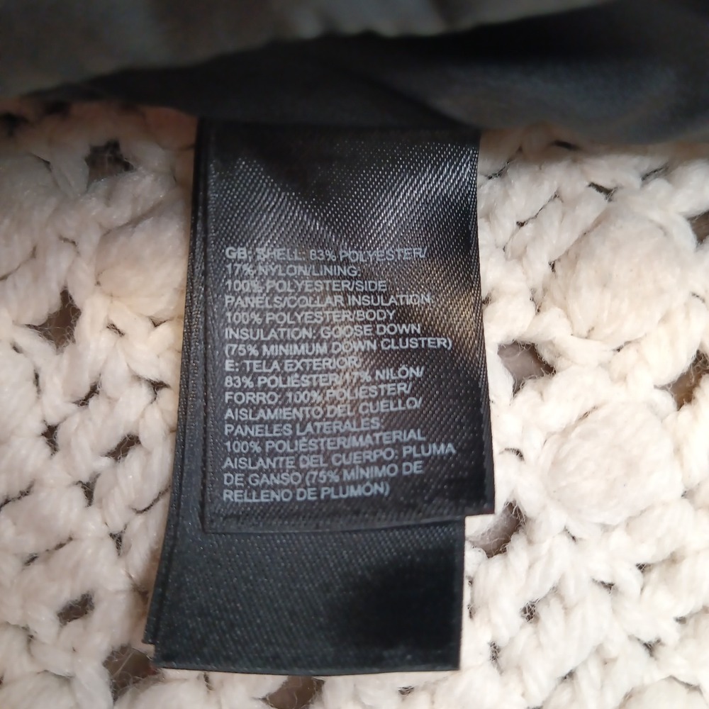 The North Face 550 Goose‎ Down Pink Ribbon Womens XS Vest Quilted Outdoor Cancer - Picture 11 of 13